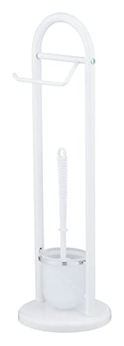 Wenko Siena Staande wc-set met borstel wit