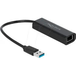 DELOCK 66299 - Netzwerkkarte, USB 3.1, Gigabit Ethernet, 1x RJ45