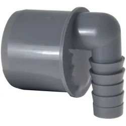 Airfit Schlauchwinkel 50010SW DN 50 x Ø 18-21,7 mm, Übergang vom Schlauch zum Abflussrohr