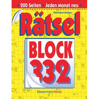 Rätselblock 332, Taschenbuch von Eberhard Krüger, Bassermann, 978-3-8094-5034-4