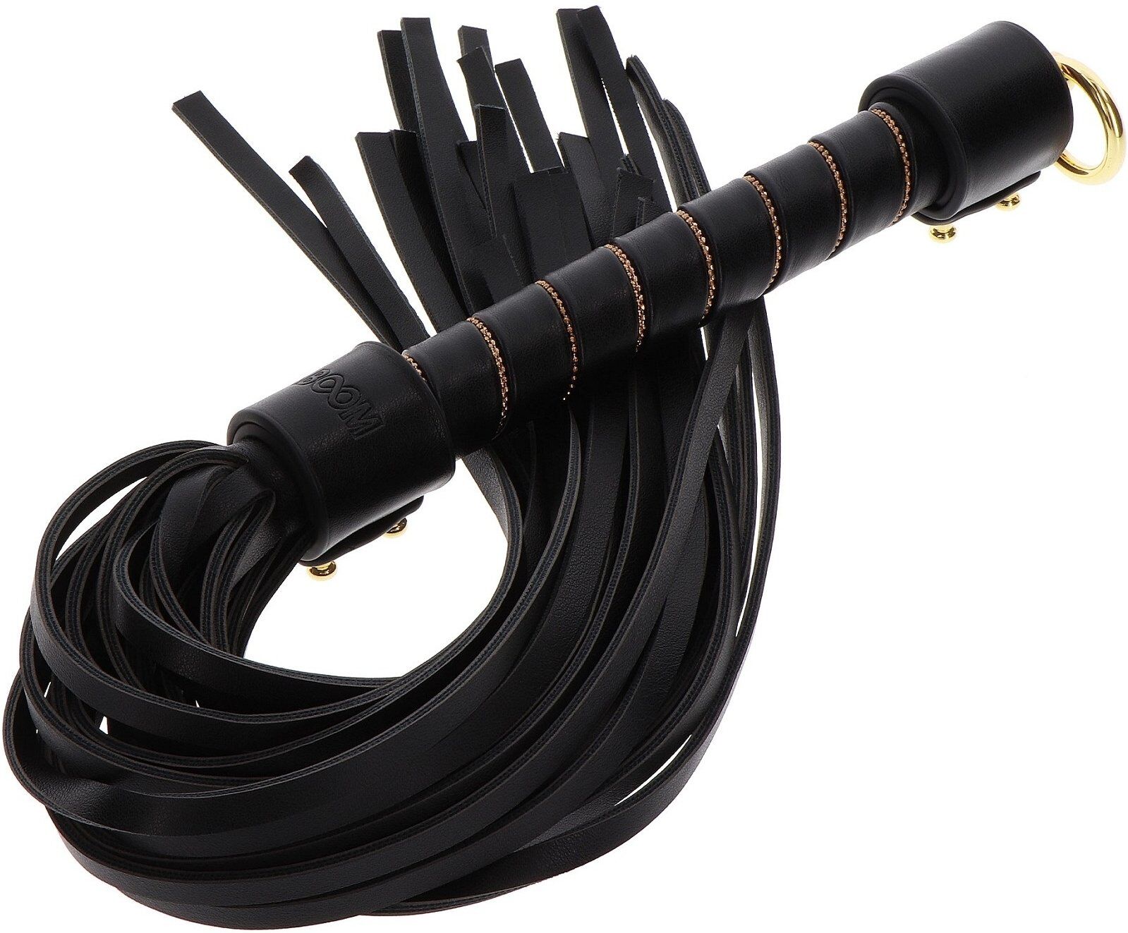 Taboom Martinet Studded Whip 55cm Noir