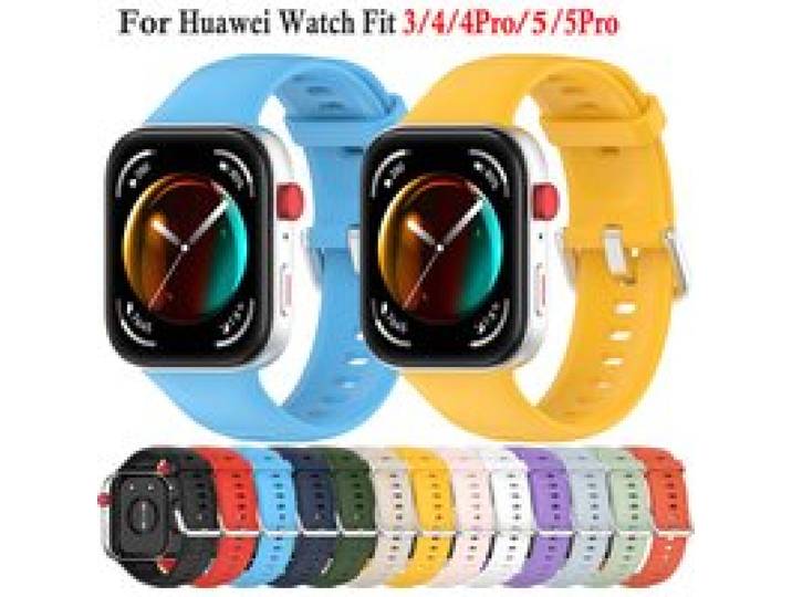 Zachte siliconen band voor Huawei Watch Fit 5 4 3 Sport Comfortabele ademende band voor Huawei Watch Fit 4/5 Pro accessoires