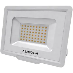 LUXULA LED-Fluter, 50 W, 3000 K (warmweiß), 5000 lm, weiß, IP65