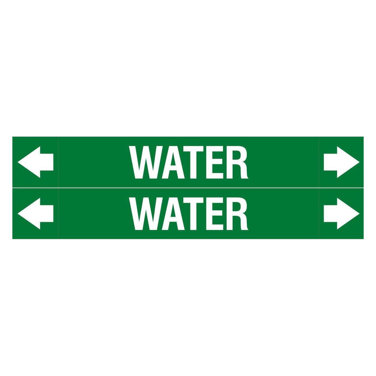 Brady ASME - Rohrmarkierer - Water (ASMEPM-50X345MM-WATER)