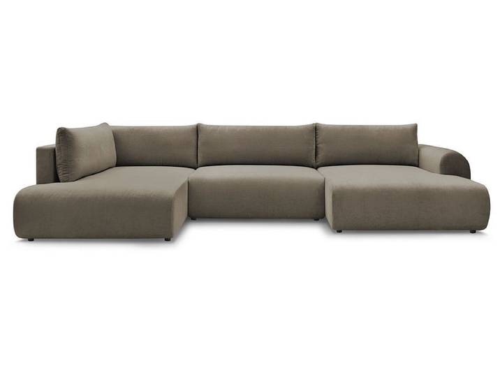 Wohnlandschaft BOBOCHIC LUCIEN Stoff taupe