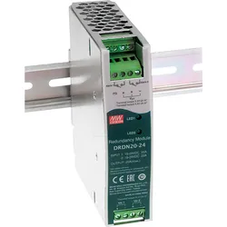 MW DRDN20-12 - Redundanzmodul, Hutschiene, 12 V, 0-20 A
