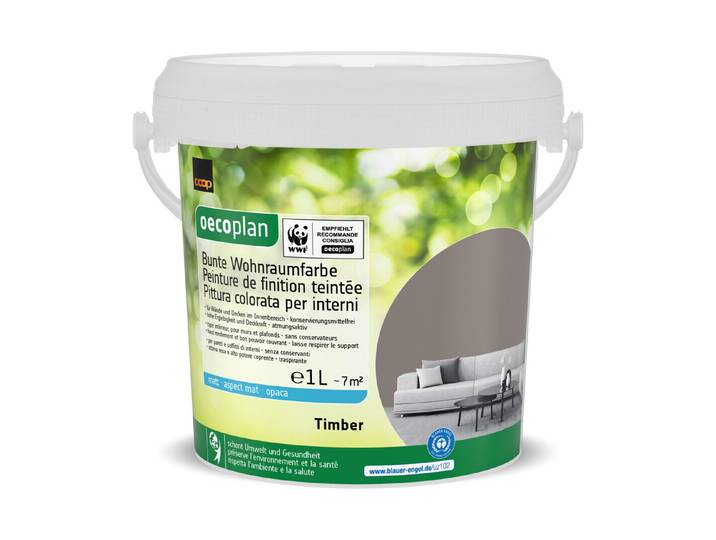 Bunte Wohnraumfarbe Timber 1L