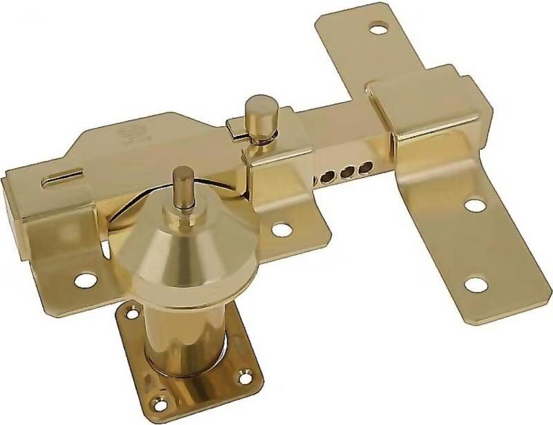 Cerradura De Sobreponer Amig Con Llave Dorado Talla Única Unisex