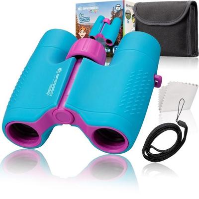 Bresser Junior 11250 - Kinder-Fernglas 6x21 (blau), mit Tasche