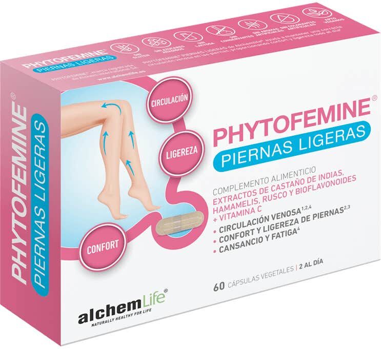 AlchemLife Phytofemine Piernas Ligeras 60caps