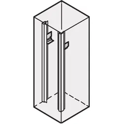 Schroff Novastar Kurzgleitschiene 15KG (2ST), Serverschrank Zubehör