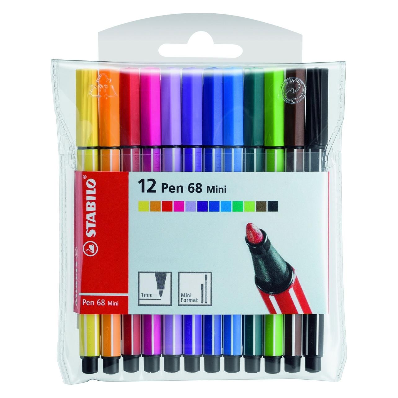 Stabilo Pen 68 Mini Premium-Filzstift (12x) (668/12)