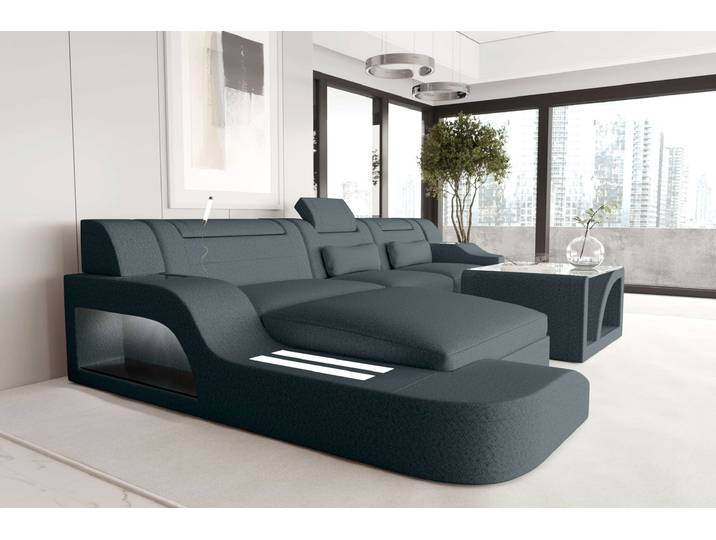 Ecksofa Palermo L Form Stoffsofa