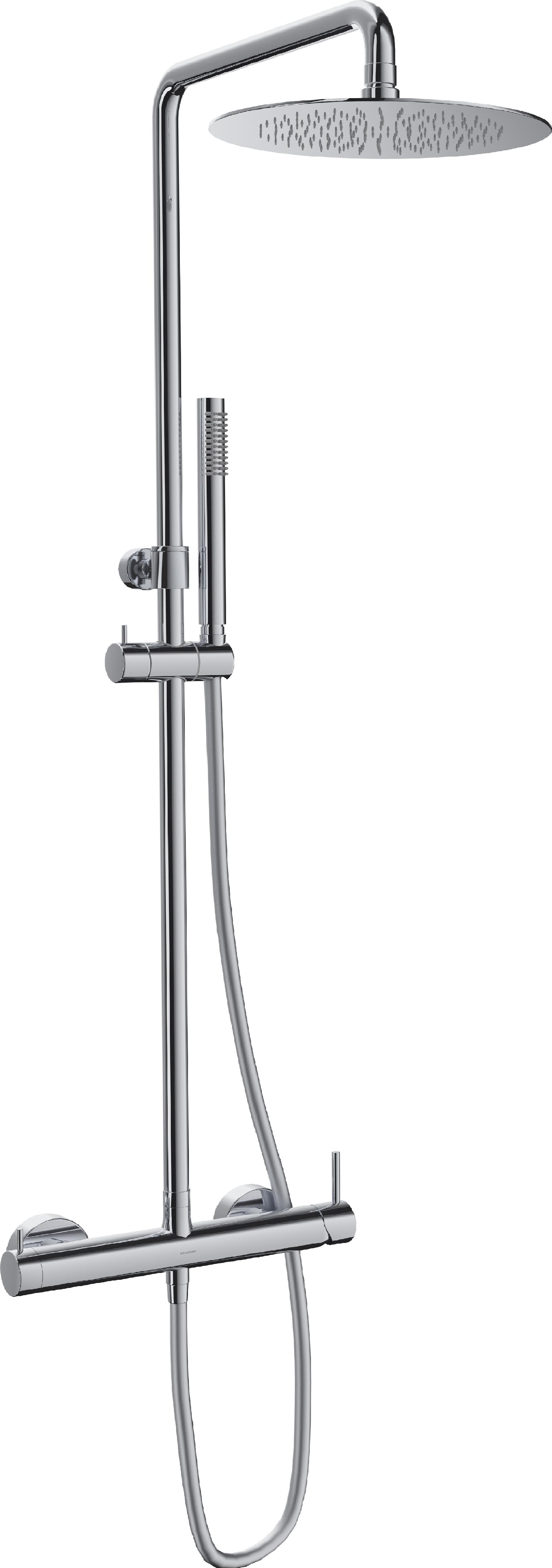 SANYCCES LOOP Einhebel-Rain Duschsystem 25 cm, chrom