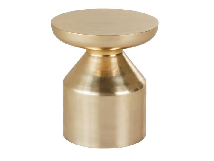 Couchtisch aus Aluminium, gold