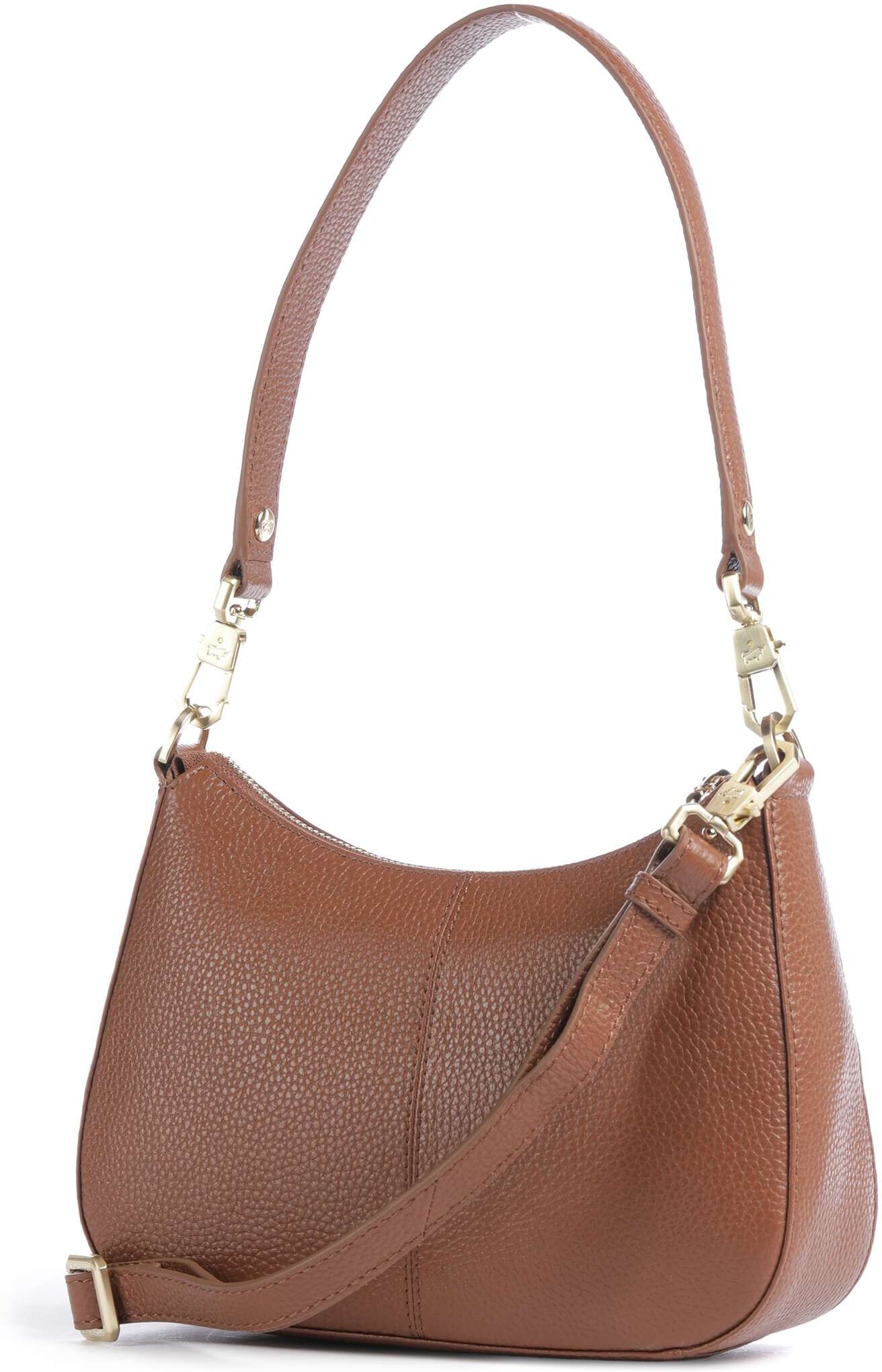 Büffel Hanna Schultertasche aus Leder, braun