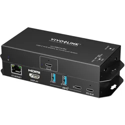 Vivolink USB-C HUB 4K 60Hz for (USB-C), Dockingstation + USB Hub, Grau