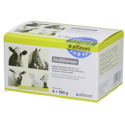 Stulldiarsan Erg.Futterm.Pulver f.Tiere 4x100 g Beutel
