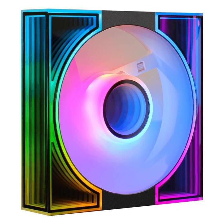 Darkflash Tech Darkflash DM8 ARGB Cooling Fan (Black) (120 mm, 1x) (DM8 Black ARGB)