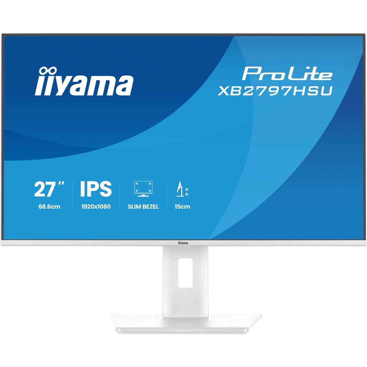 27" (68,58cm) iiyama ProLite XB2797HSU-W1 weiss 1920x1080 1x DisplayPort 1.2 / 1xHDMI 1.4