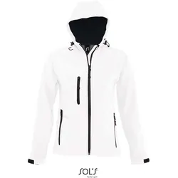 SOLS Damen Kapuzen 3-Lagen Softshell Jacke Softshell-Jacke 46802 white L