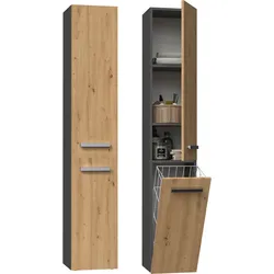 Badezimmer-Hochschrank Nel IV ANTHRAZIT ARTISAN