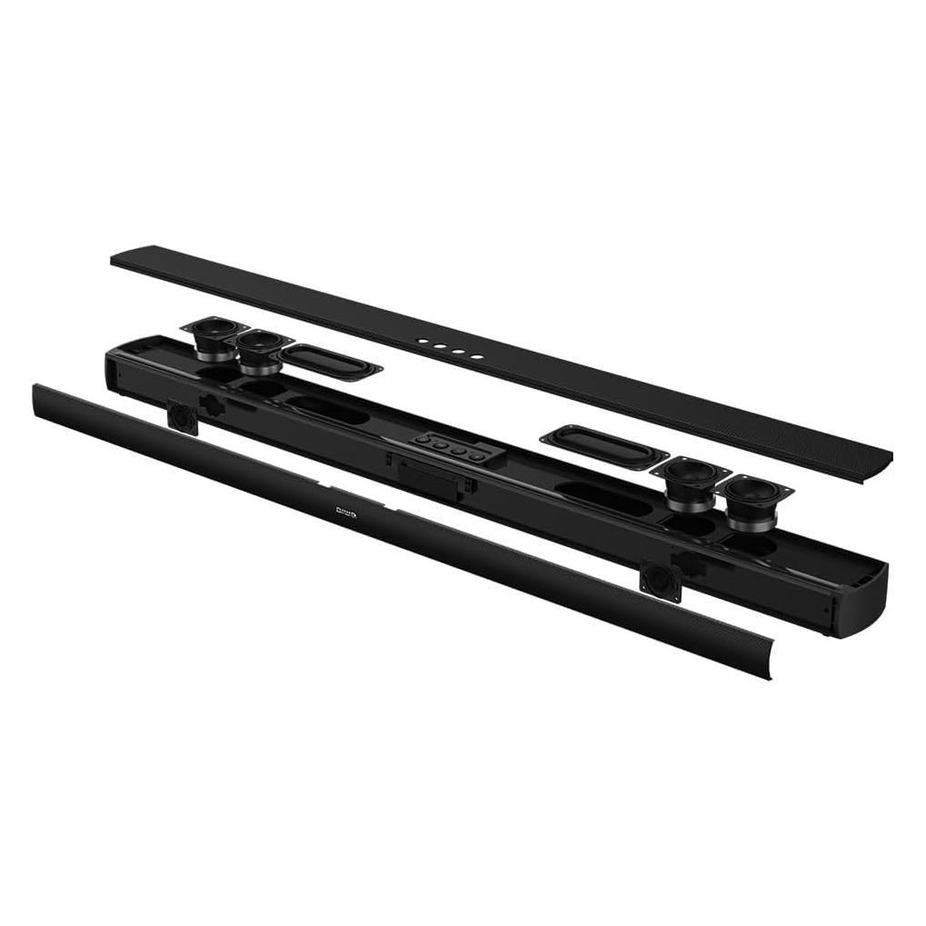 Aiwa HE1200SW Soundbar with Wireless Subwoofer 21 Channels Power 120 W RMS Black (120 W, 2.1 Kanal) (HE-1200SW)