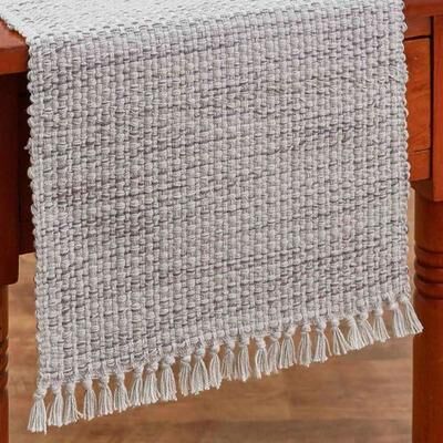 Park Designs Tweed Basics Table Runner Ivory 13 x 54, 13 x 54, Ivory