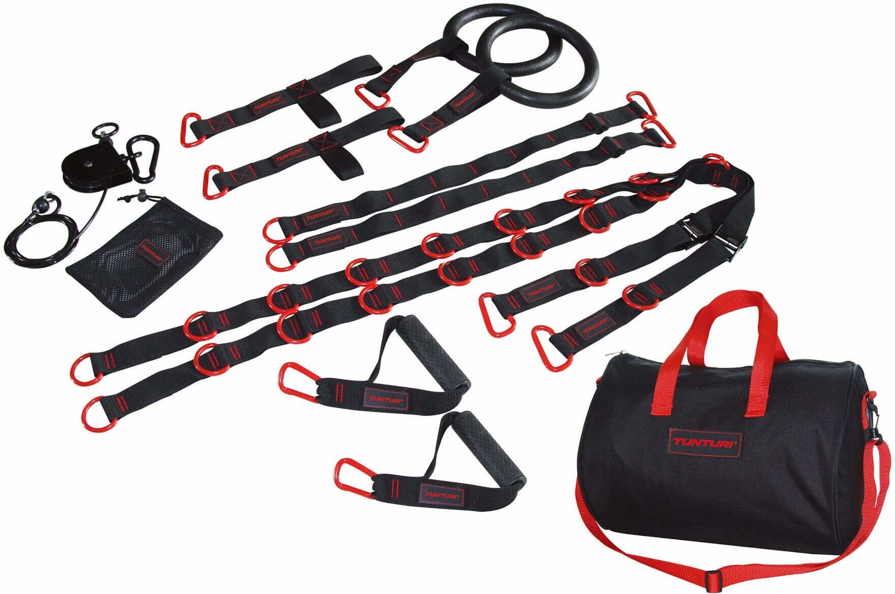 Tunturi Set de entrenamiento en suspension Pro . Rojo