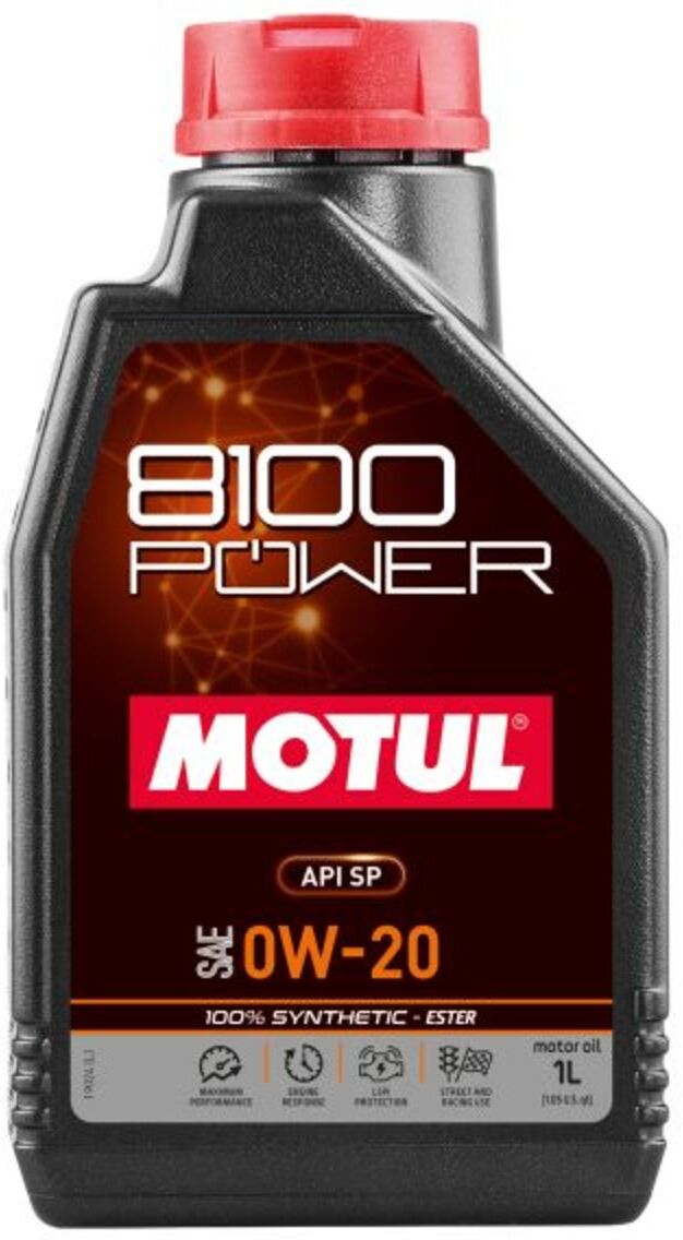 Motoröl MOTUL 111798 8100 POWER 0W20 1L