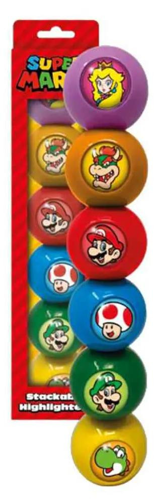 Pyramide-vormige Super Mario-stickers meerkleurig
