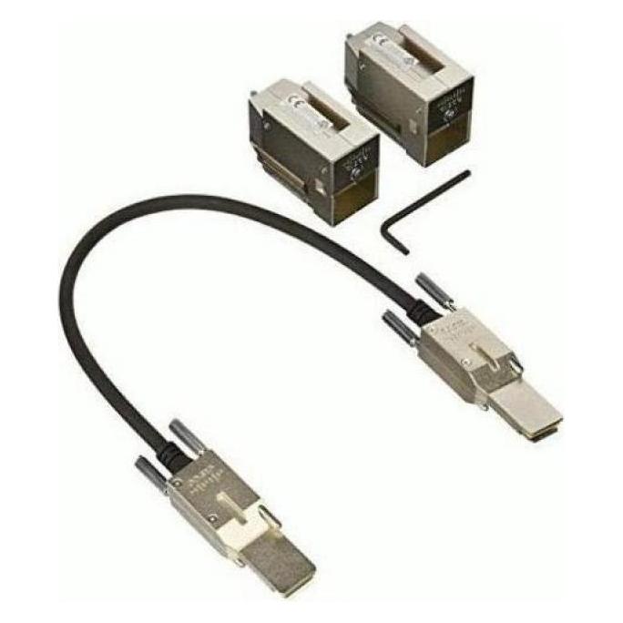 Cisco CATALYST 9300L AND 9300LM STACKING KIT NMS NS CABL (CAT6, 0.50 m) (C9300L-STACK-KIT2=)