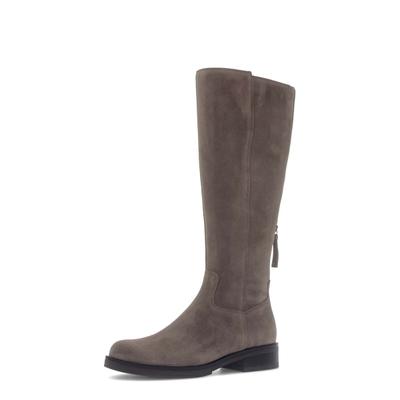 Stiefel GABOR "Sportlicher Stiefel", Damen, Gr. 38, braun (grau), Schuhe Stiefel