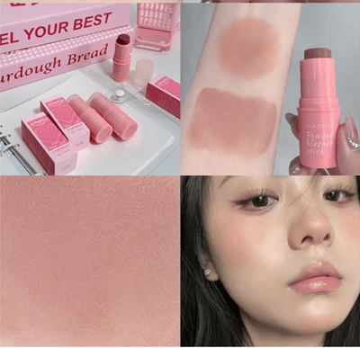 Inspire Essentials SHAQINUO Energizing Blush Stick Natural Matte Cream Glow 2