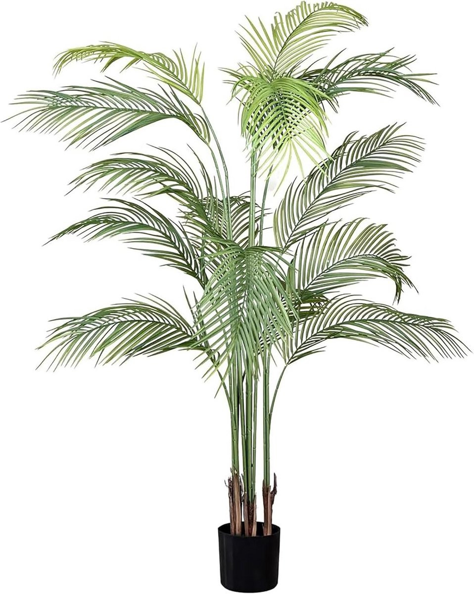 Grote Kunstplant Areca Palm - Decoratieve Kunstpalm van 180 cm