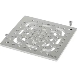 Viega Rost 560768 143 x 143 mm, Edelstahl, massiv, rutschhemmend