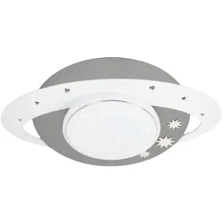 Elobra LED Deckenleuchte SATURN STARLIGHT TECHNIKWELT, 14W, 3000-5000K, silber/weiß ELO-137147