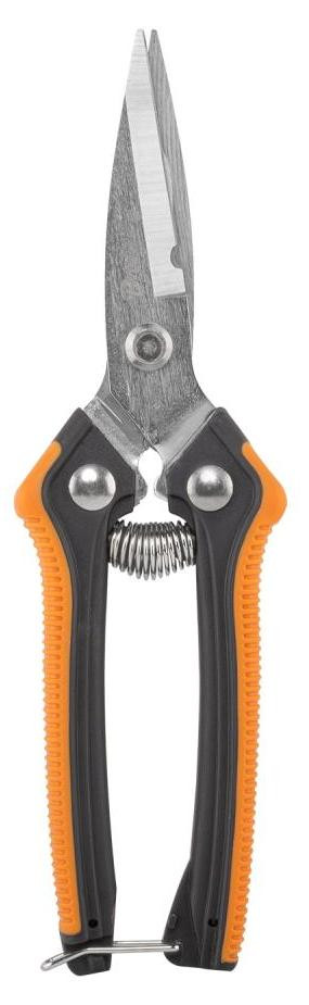 Bradas Tuinschaar KT-V1037 met recht blad en ergonomische handgreep voor bloemen, struiken en rozen