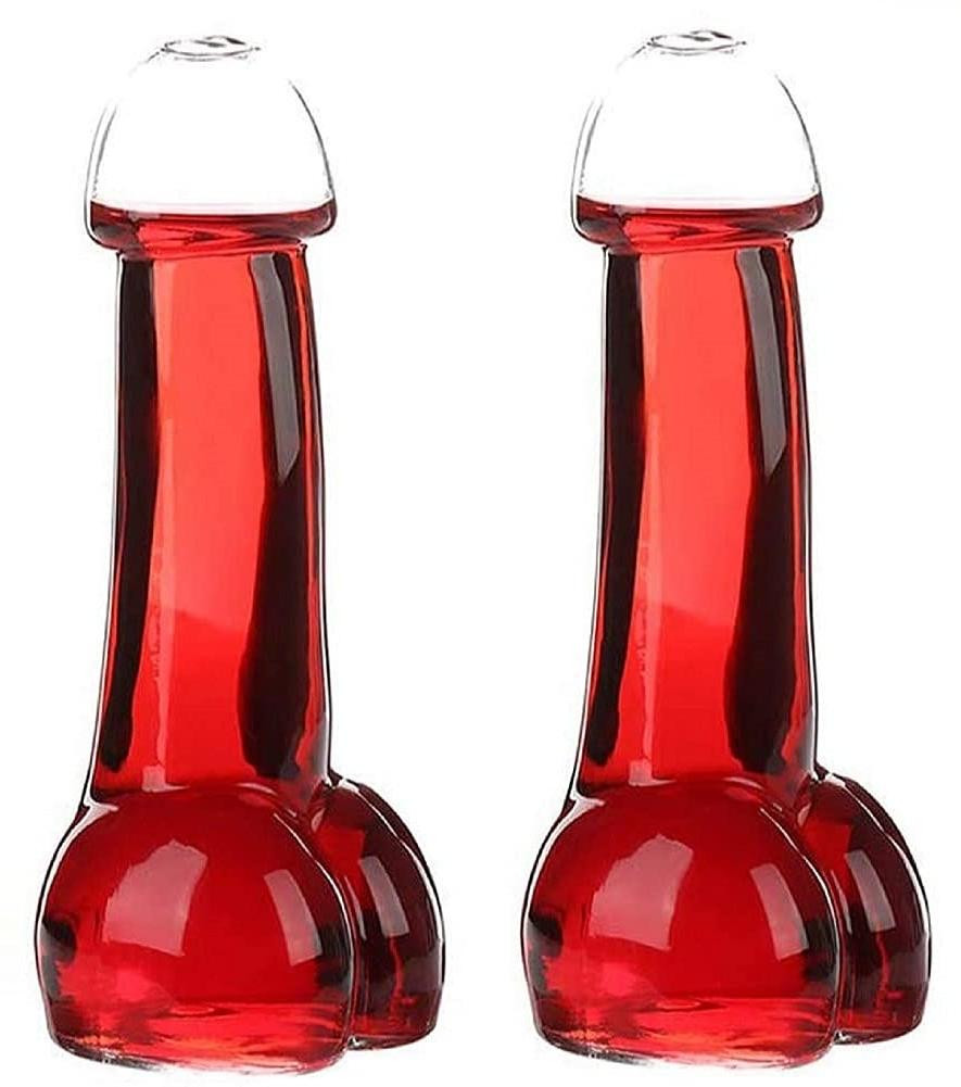 Dripio Set van twee creatieve cocktailglazen van glas