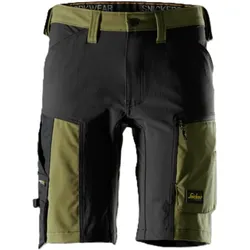 Stretch-Arbeitsshorts "6119" - 60 - khaki/Schwarz