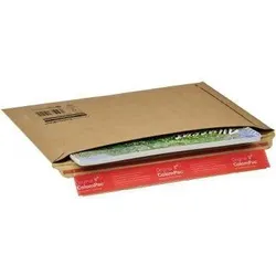 Colompac Wellpappversandtasche 270x185x50 braun m. Querbefüllung