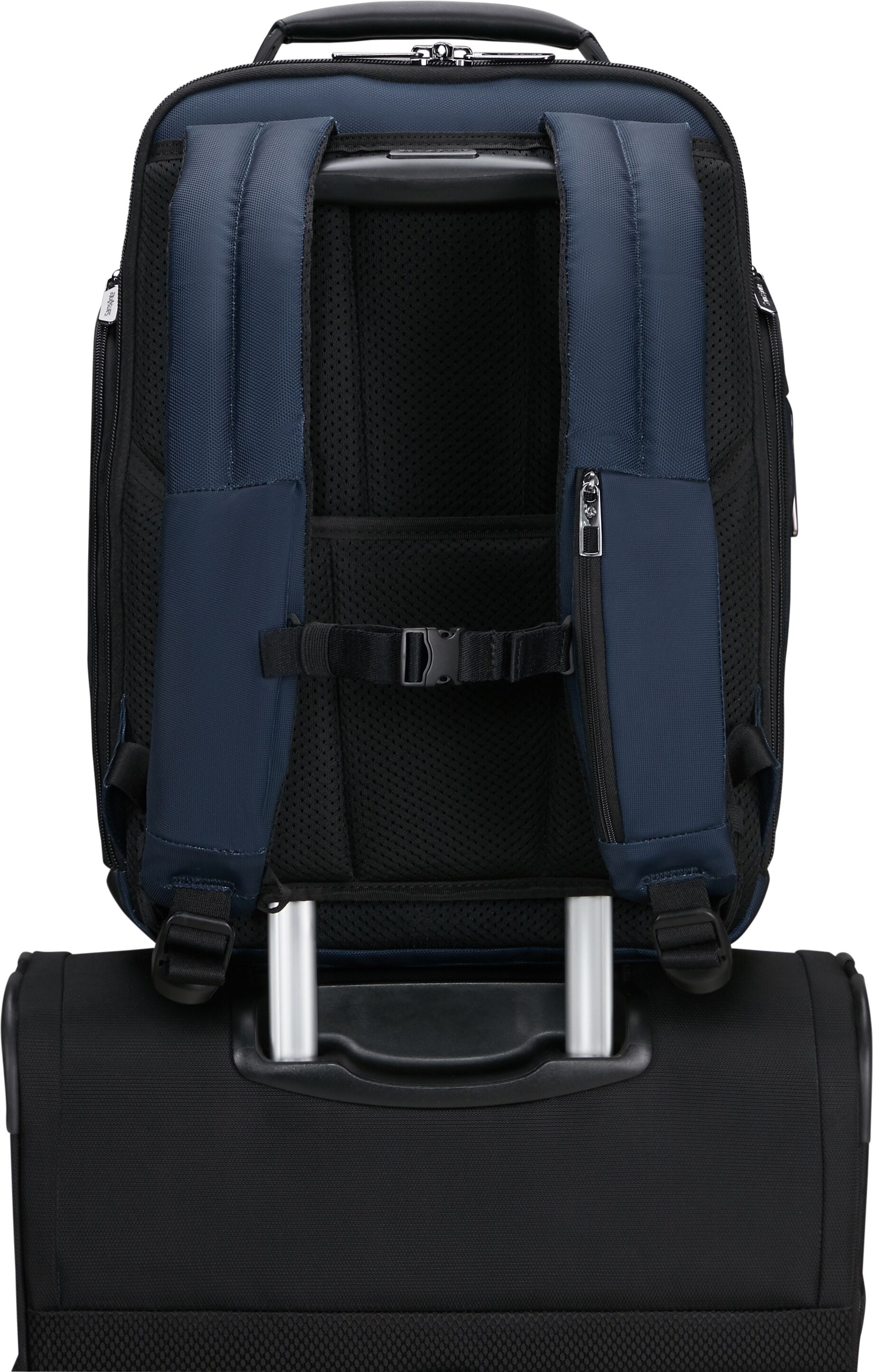 Laptoprucksack SAMSONITE "SPECTROLITE 4.0", Gr. B/H/T: 29cm x 41cm x 14cm, blau, Polyester, Rucksäcke Laptoprucksack, Geschäftsrucksack, Businessrucksack mit vielen Fächern
