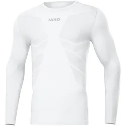 Jako Longsleeve Comfort Recycelt weiß XXL