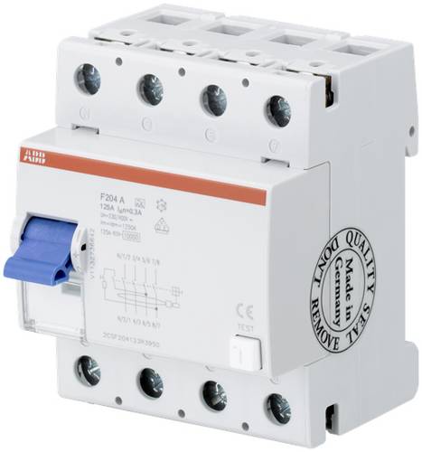 ABB 2CSF204423R1950 F204A-125/0,03AP-R FI-Schutzschalter 125A 400V
