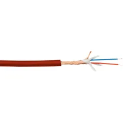 DAP MC-216 Rotes Mic/Line-Kabel - 100-m-Rolle