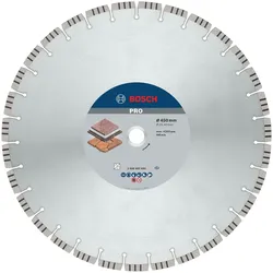 Bosch Professional Zubehör, Sägeblatt, PRO Stone Diamanttrennscheibe, 450 x 25,4 mm