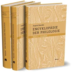 Encyclopädie der Philologie, Fachbücher von August Boeckh, Christiane Hackel