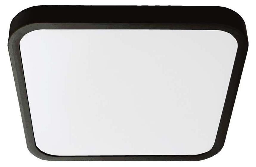 LED Solution Plano vierkant inbouw LED-armatuur, zwart, 420 x 420 mm, 48W, IP44, daglichtwit