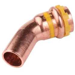 Logafix Kupfer Gas Bogen 45° i/a 12 V-Kontur