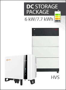 Solis S6 6kW 3ph Hybrid Wechselichter + BYD HVS 7.7 kWh Paket